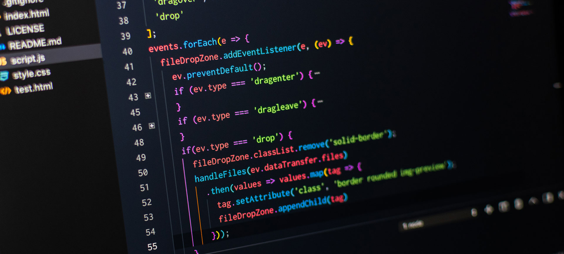 Code on Screen